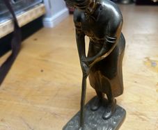 Vintage brass Golf Statue