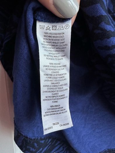 Black and purple French Connection tunic