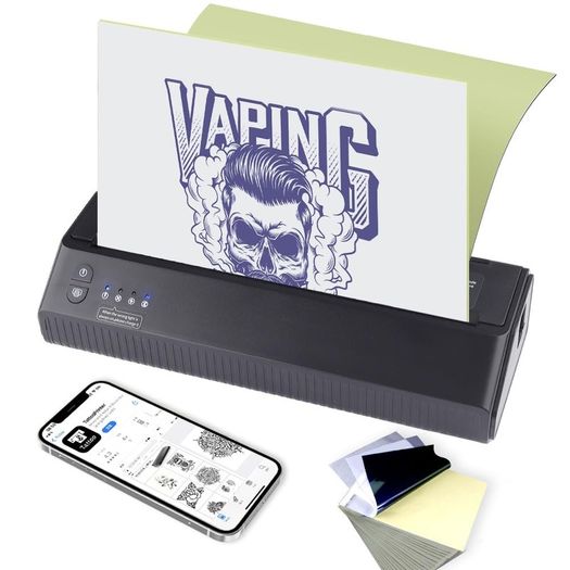Tattoo Equipment Kit XNET Bestia Wireless Pen, Stencil Printer & Accessories
