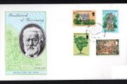 1975 Guernsey Victor Hugo's Exile in Guernsey Commemorative Stamps Addressed First Day Cover (FDC)