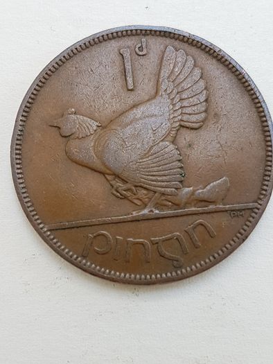 1930's 1d Pingin (Penny) Coins x 5