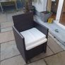 4 weatherproof garden chairs Image 2