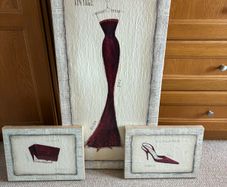 Series of 3 canvas prints
