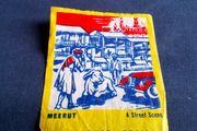 Treasure Trail Wax Gum Wrapper-Meerut street scene.