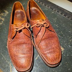 Grenson Genuine Antelope Leather Shoes Handmade in England