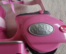 Baby born, motorbike