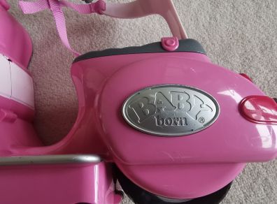 Baby born, motorbike