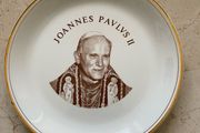 pope John Paul ll plate