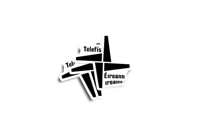 Teilifis Eireann Glossy Stickers 2-Pack