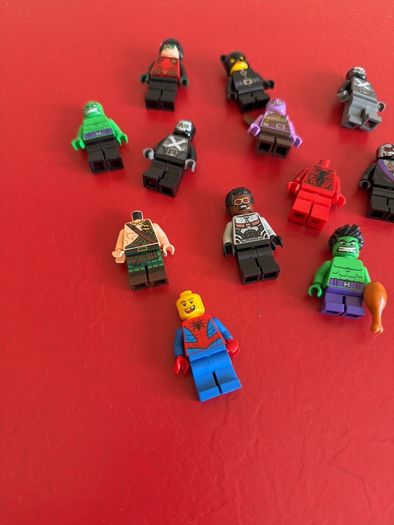 lego marvel d.c minifigures x 12