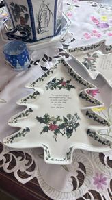 Christmas Portmeirion Holly & Ivy Tree plate