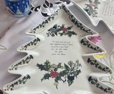 Christmas Portmeirion Holly & Ivy Tree plate