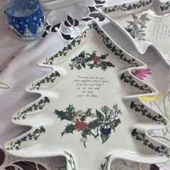 Christmas Portmeirion Holly & Ivy Tree plate