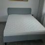 Ikea Slattum Grey Double Bed Image 2