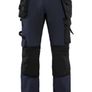 Blaklader work trousers 34R 4 way stretch navy/ black Image 2