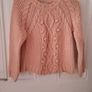 Next light pink knitted jumper Image 2