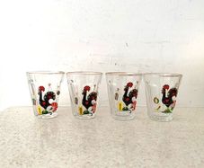 Vintage Portuguese Shot Glasses