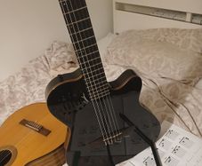 Brand New Godin ACS Cedar Black Classic Guitar for Sale.
