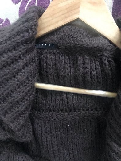 sisley cropped cardigan with ruffled sleeves