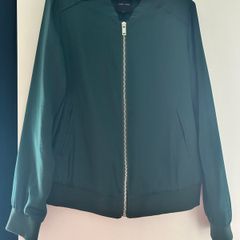 Satin look bomber jacket