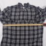 Nobody's Child Black White Plaid Checkered Ruffle High Neck Long Sleeve Mini Dress 10UK/38EU Image 8