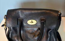 Genuine Mulberry Alexa Black Leather Bag