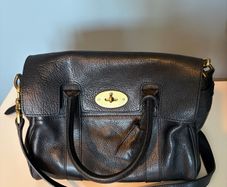 Genuine Mulberry Alexa Black Leather Bag