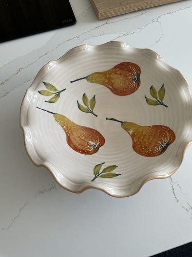 Eden pottery handmade serving dish bowl