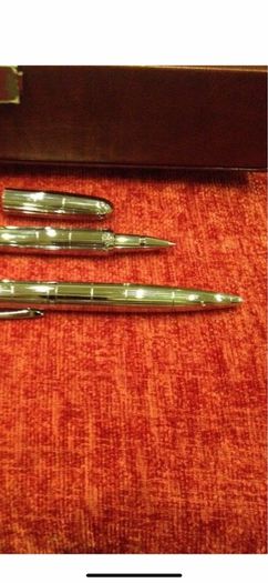 Jos Von Arx Gents Watch and Silver Plated Pen Set
