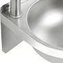 Small Bathroom Sink Washroom Semi-Circular Sink Washing Basin  Washbasin with Faucet for Bathroom Restroom Vanity Kitchen Laundry Restaurant Home Cafe Hotel Image 8
