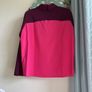 COS Colour-Block Long Sleeve Top - Burgundy & Pink - Size EUR 38 Image 2