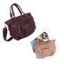 Brand new plum leather handbag by Nat & Nin Image 2