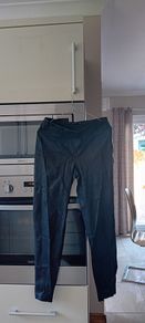 ZARA leather look leggings