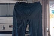 ZARA leather look leggings