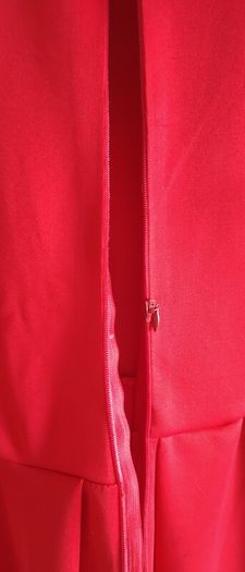 Red dress fits s sm new