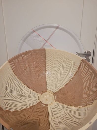 large tray with food cover