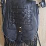 BNWT black medium size cross body shoulder fringe bag Atmosphere Postage included Image 2