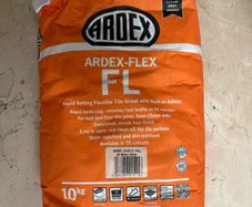 Ardex flex tile grout - winter white (unopened)
