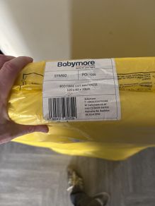 cot mattress 120cm x60cm