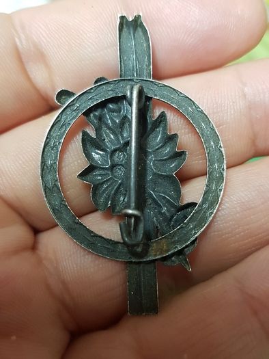 Vintage German Skiing Brooch