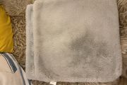 2 Divante Grey Faux Fur Cushion Covers 50 x 50cm