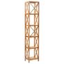 6-Tier Shelf 40x30x205 cm Solid Oak Wood Image 5