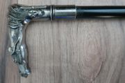 Vintage Sword Stick with  head handle (length 36", blade length 21") (metal walking stick)