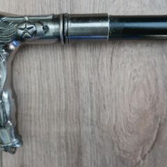 Vintage Sword Stick with  head handle (length 36", blade length 21") (metal walking stick)