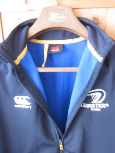 Canterbury Leinster Full Zip Rugby Jumper Mens S