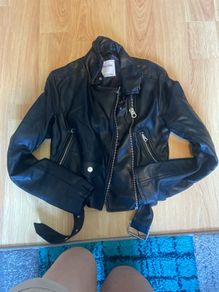 Girls leather look Bershka jacket