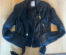 Girls leather look Bershka jacket