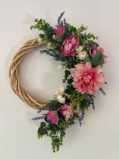 Handmade Floral Door Wreath