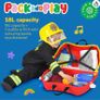 Ride-on Suitcase - Trunki Frank Fire Engine - RED Image 4
