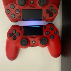 2x PS4 Official Dual Shock  Red Controller (V2)